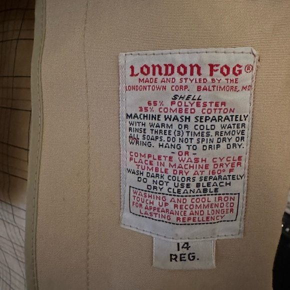 Vintage London Fog Manicoat - Picture 9 of 9